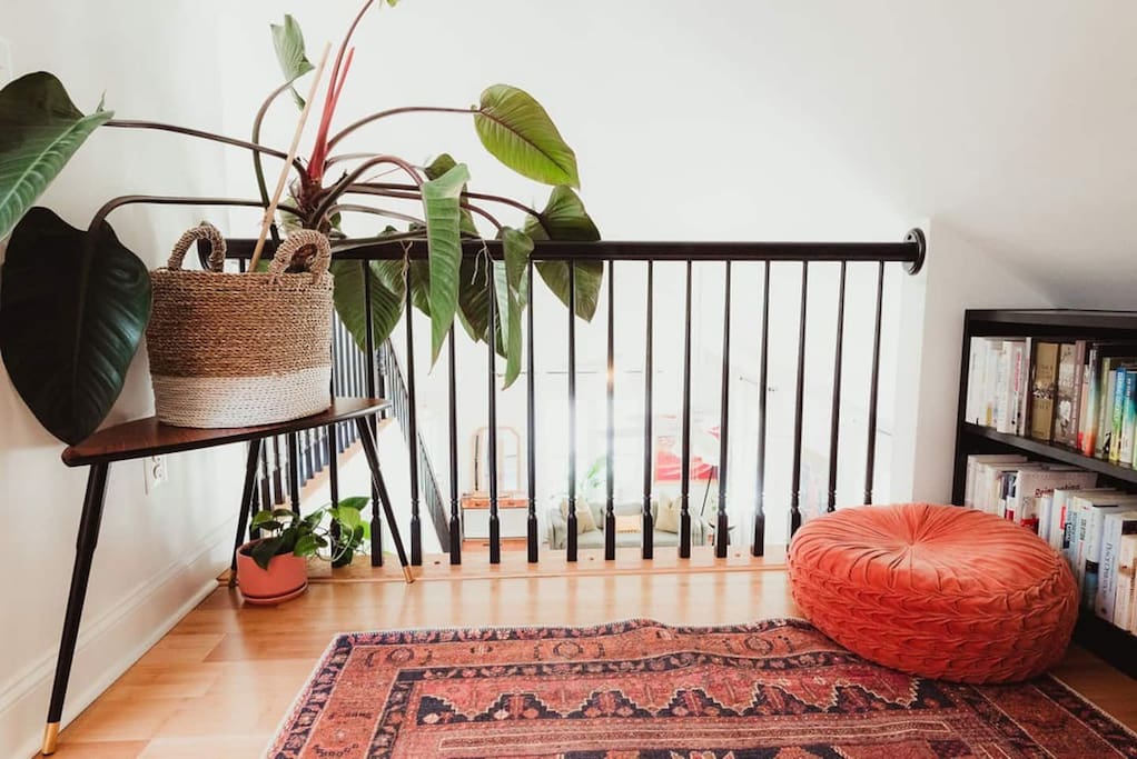 The library.- the perfect hang out for kids or for a quiet read.