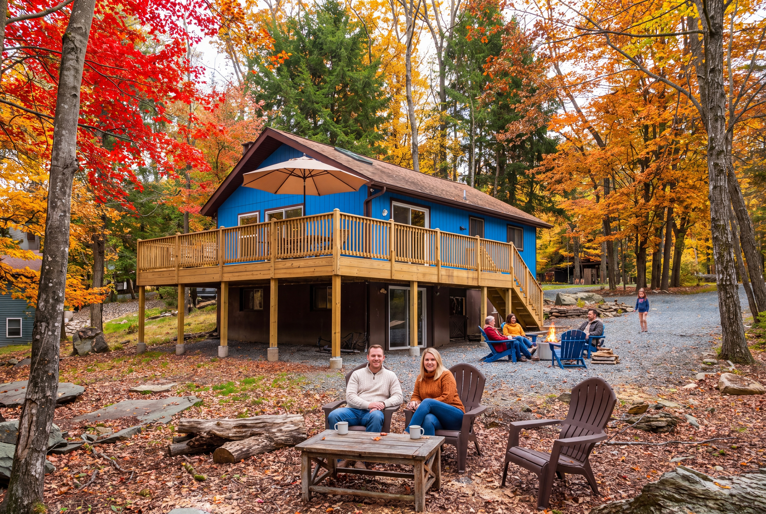 La Caseta Lakeview Poconos Cabin