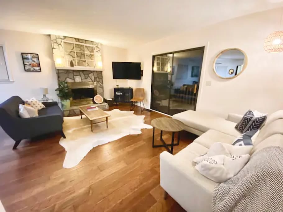 What a great view to relax, read a book, and sip on hot chocolate!