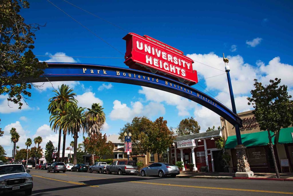 University Heights is a hip trendy neighborhood - Urban Private Casita Close to Balboa Park Zoo - San Diego