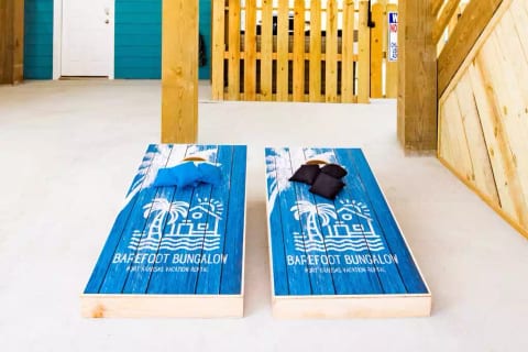 Brand new, custom Corn Hole boards ready and waiting for some fun