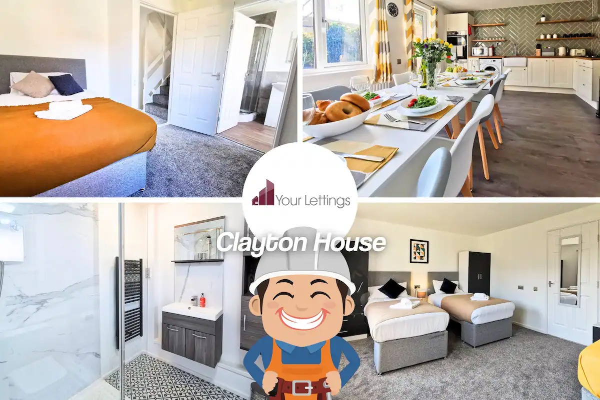 Beautiful 6 bedroom with 9 beds 