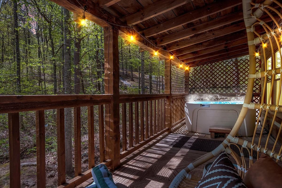 Boho Chic✴HOT TUB✴ Designer Cabin☀︎FOX BLUFF CREEK image 92