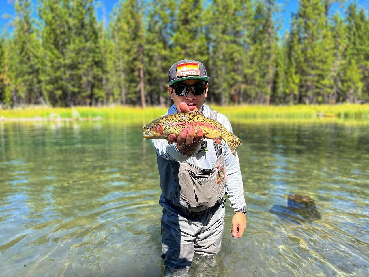 Amazing fishing in the nearby rivers!