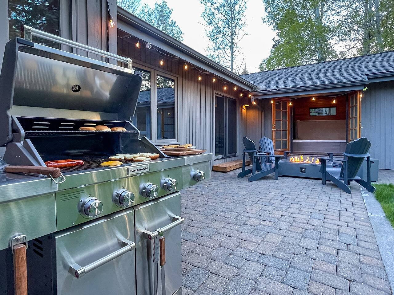 Outdoor living (due to wildfire dangers fire table is no longer offered) 