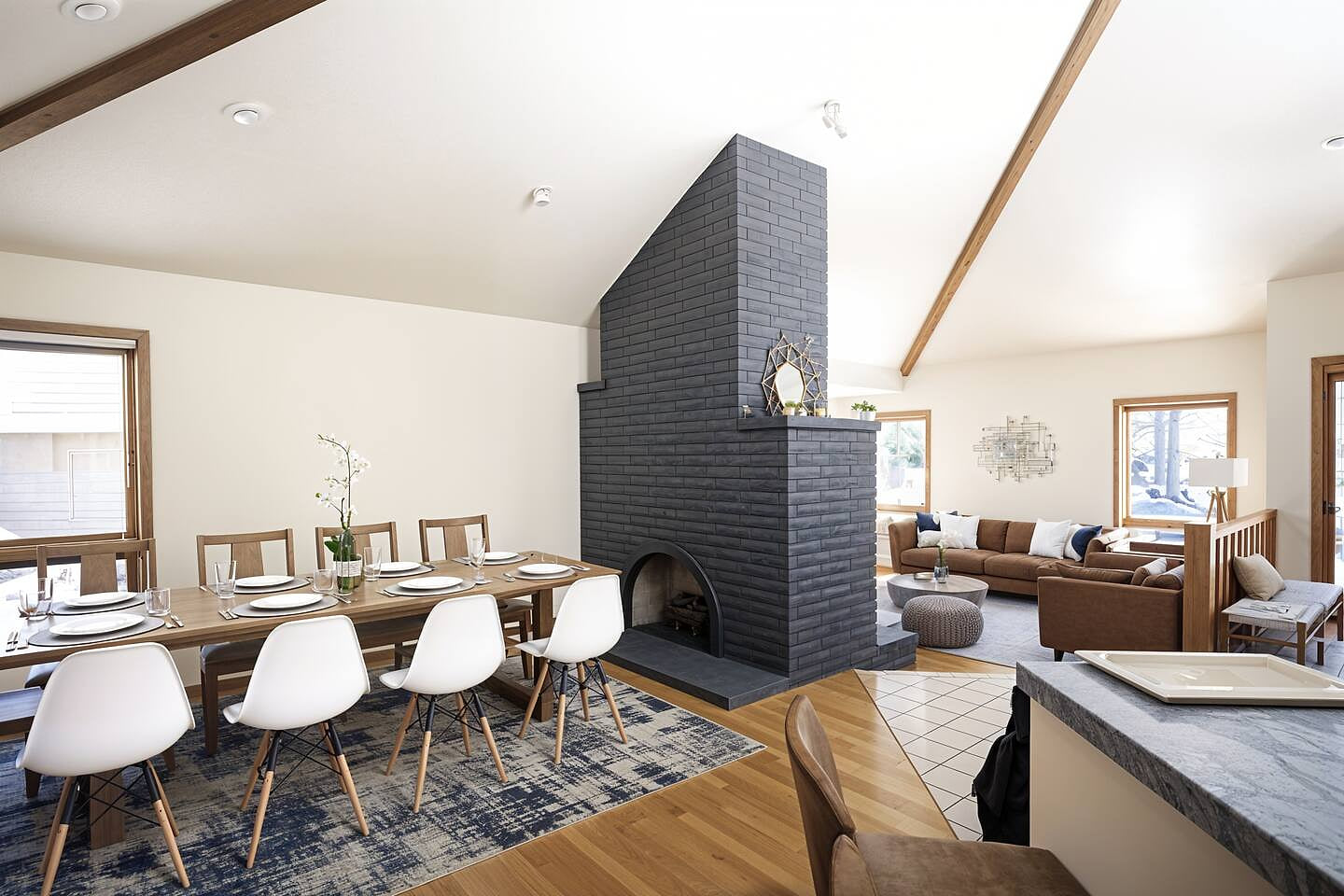 Living, Dining, Kitchen perfectly situated to entertain & relax.