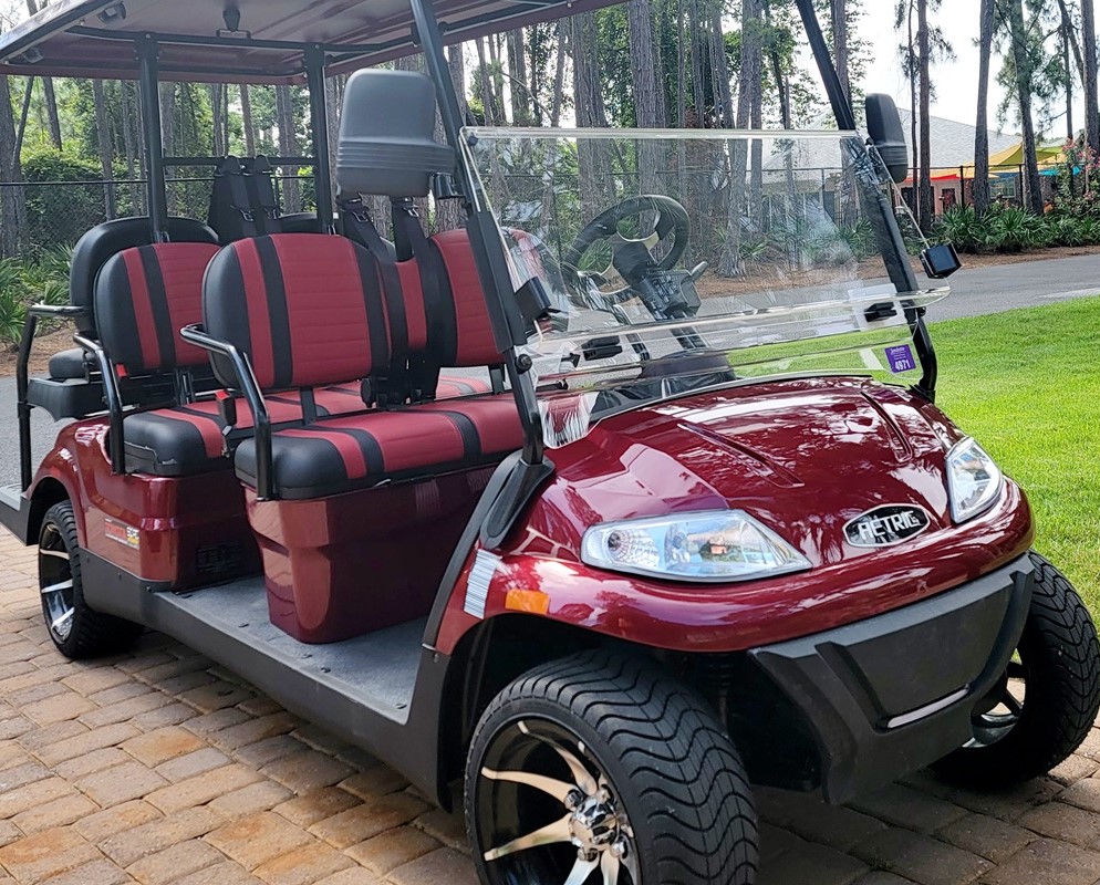 Golf Cart with Cottage