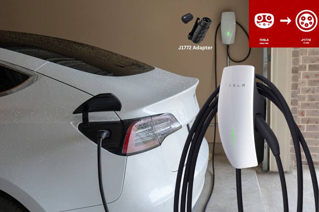 Power up! Our vacation home is equipped with Tesla EV Charger (50 AMP, level 2) with an adapter, making it convenient for electric vehicle owners to recharge. For BMW, Benz, Porsche, Ford, Volvo, Kia, - Hideaway Between Lakes - Lake Harmony