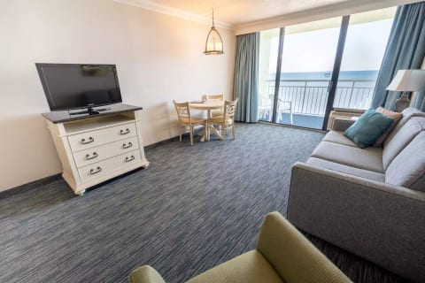 Living room with HDTV