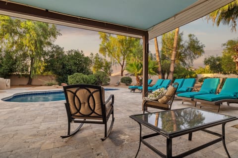 Covered and Uncovered patio