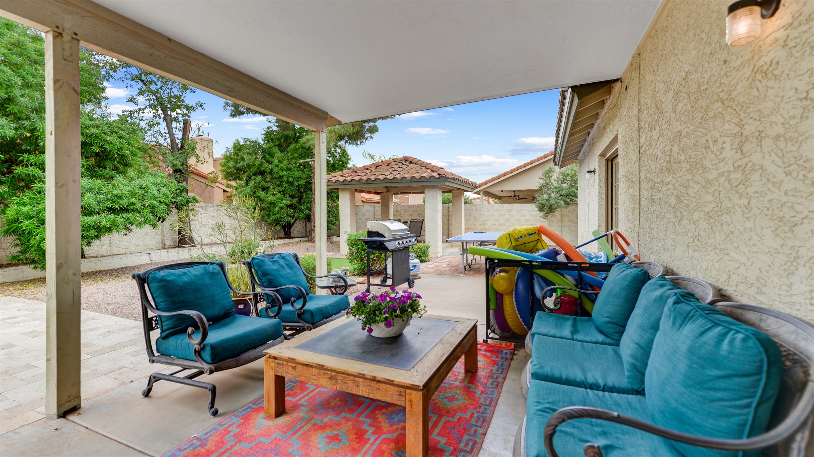 Comfortable Covered Patio