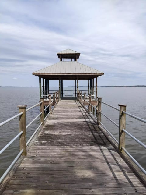 Pier for guests and residence only 