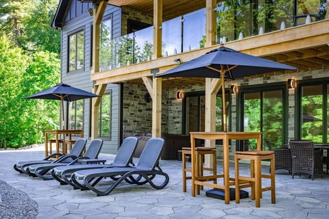 70 ft wide Lower Patio 