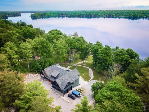 Drone View onto Buckhorn Lake