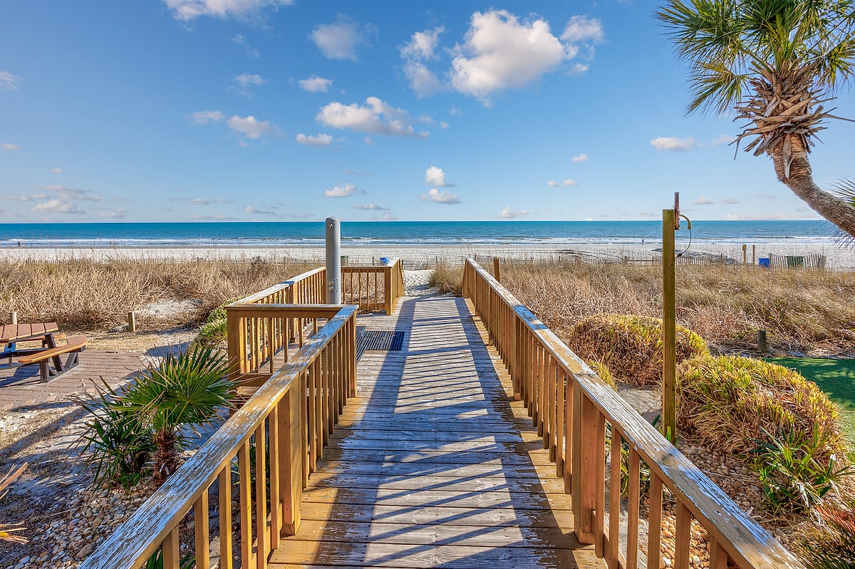 The Sand Dunes Resort is right on the ocean, and the Ocean Overlook is steps from the beach! 1602 Sand Dunes Ocean Overlook