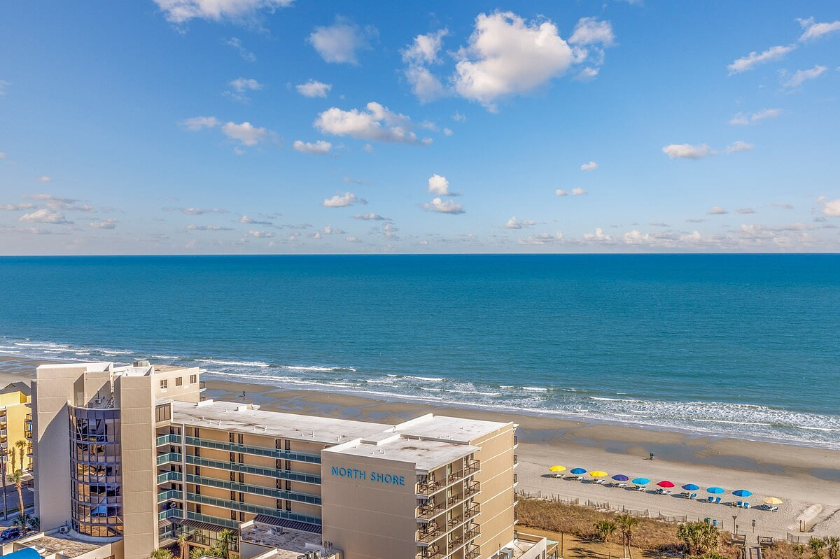 View from the private 16th-floor balcony