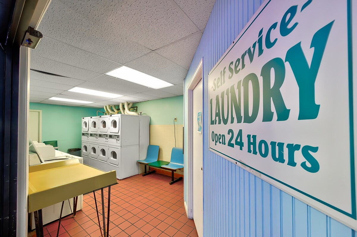 
If bulk laundry is needed, it's important to note that Sand Dunes offers a coin-operated laundromat in the oceanfront building. 