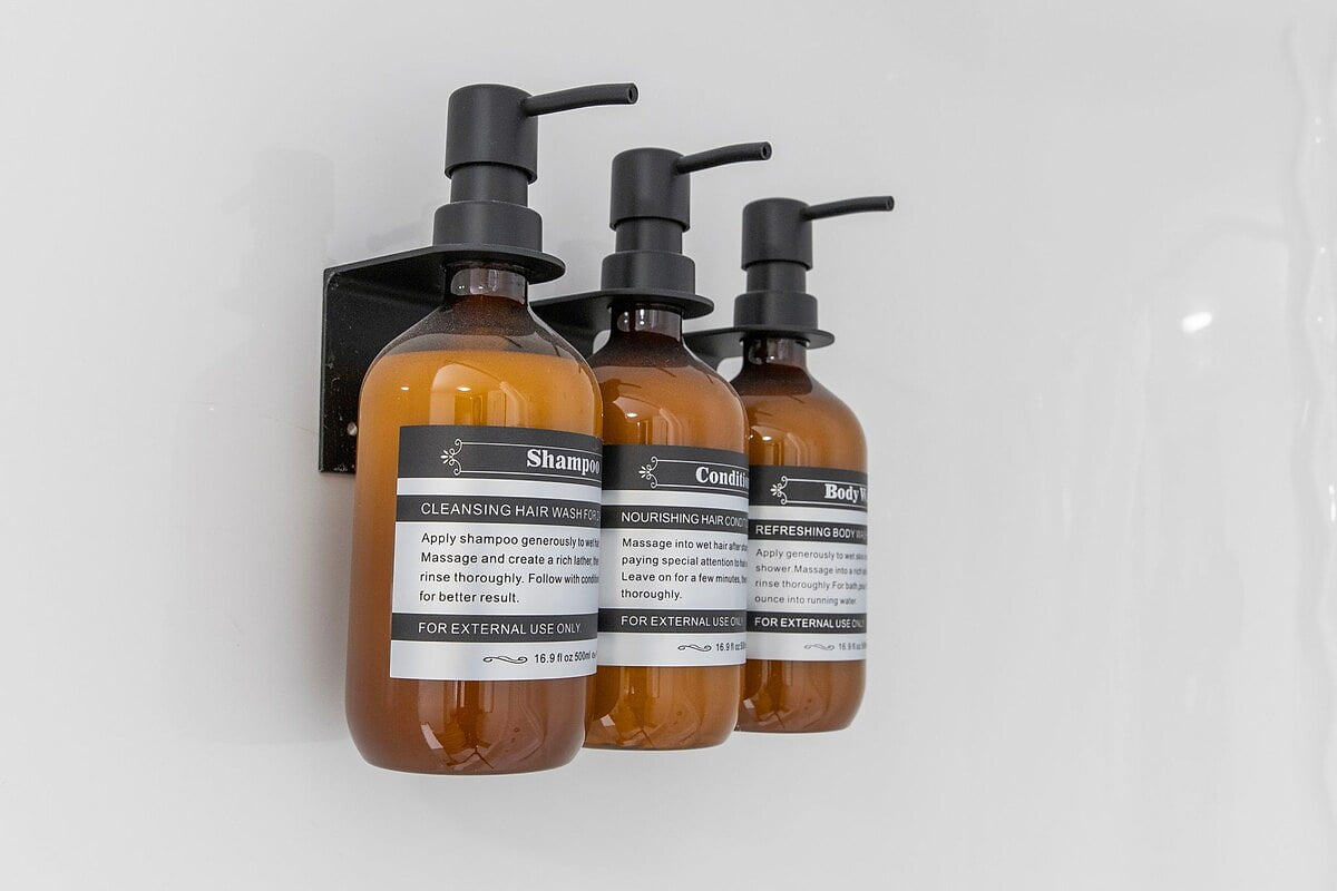 Shampoo, Conditioner & Body Wash provided for your use.