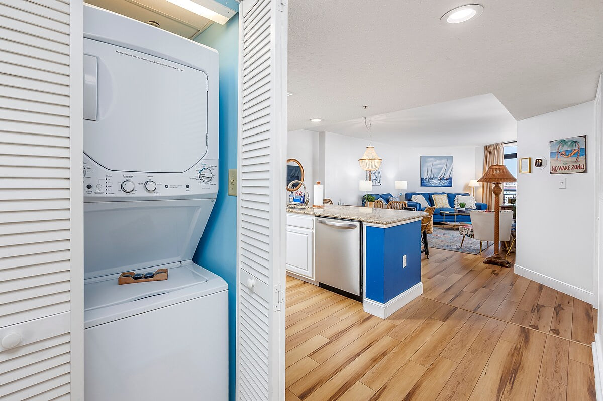 In-Unit Washer and Dryer
Enjoy the convenience of a private laundry area, making longer stays comfortable and hassle-free.
