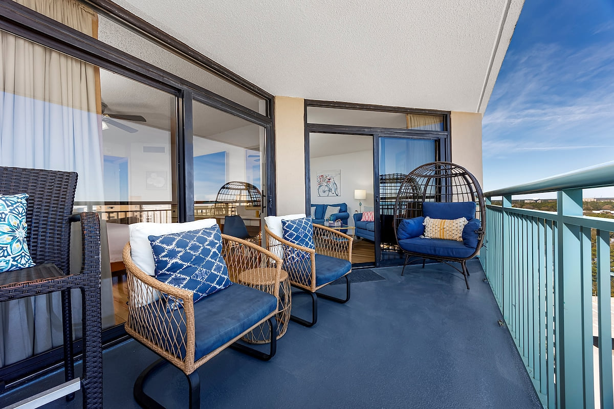 Private Oceanfront Balcony
Sip your morning coffee while taking in breathtaking sunrise views over the Atlantic from your private balcony.
