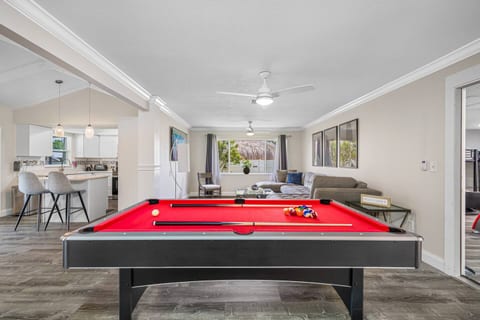 Have an amazing time playing competitive games after a dip in the pool. Kids and kids at heart will never feel bored when you stay in this stunning property. Book now!