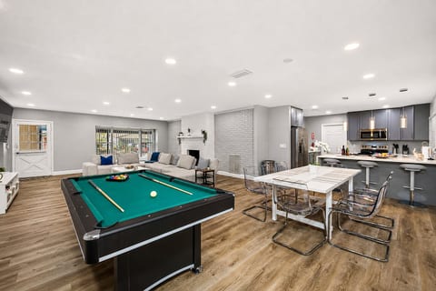 Never feel bored during your stay with us! We have a pool/ping-pong table ready for you to use! If you have questions, send us a message!