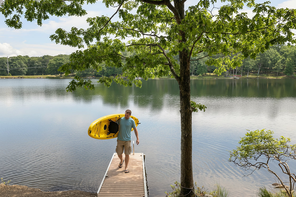 Lake Living at its Best: Private Dock, Boats, Fishing & Stunning Scenery