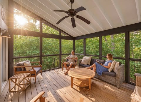 Nature at Your Doorstep: Stunning 3-Season Room with Lake, Tree & Wildlife Views