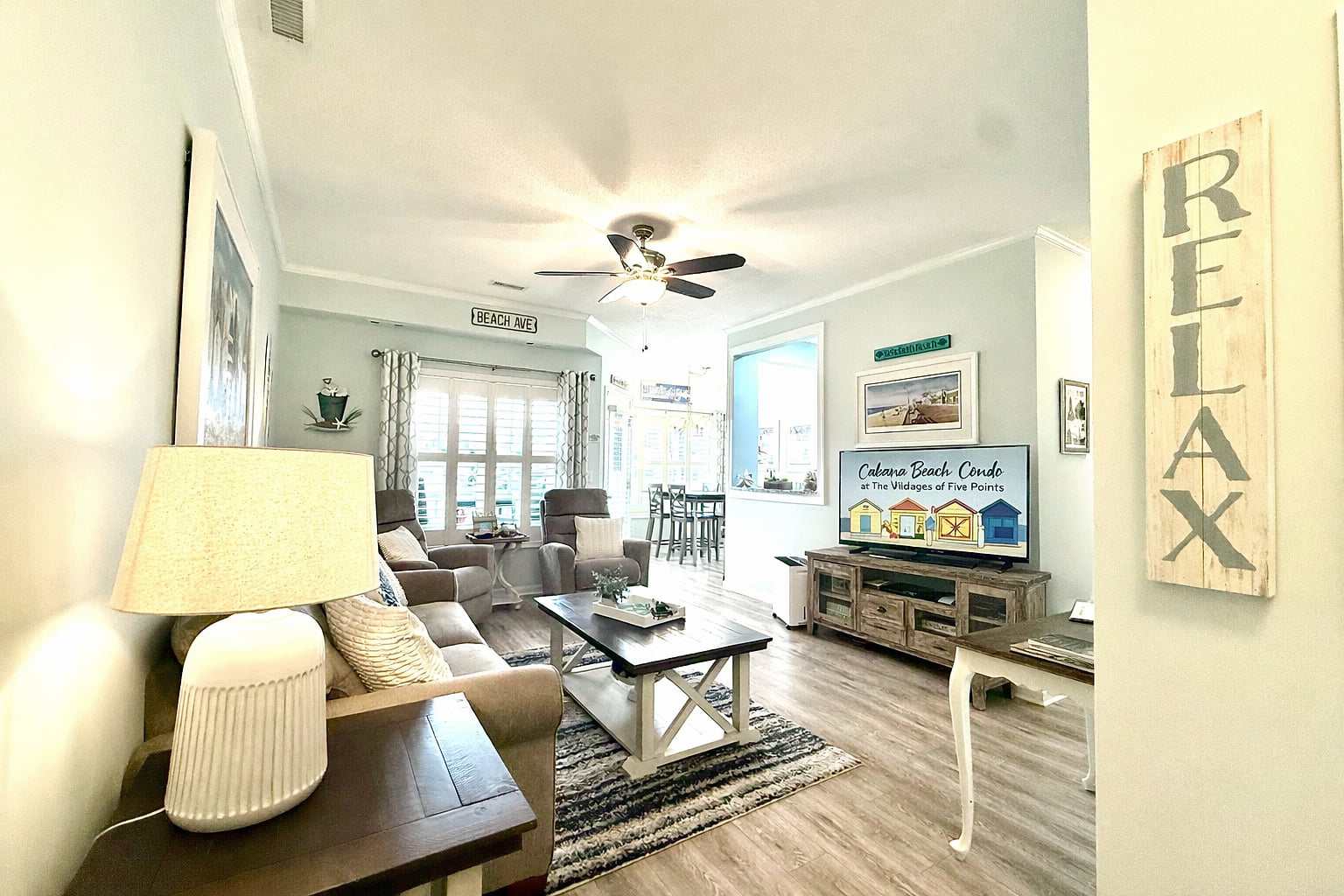 Living Room at Entry