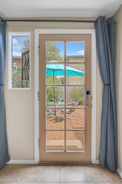 It's great to head outside for a cup of tea or a bit of beer to enjoy the wonderful Tucson weather.