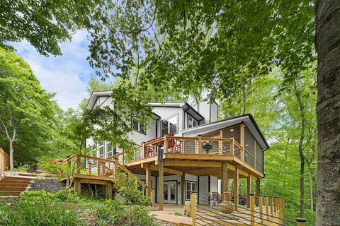 Side view of home