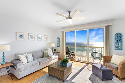 Balcony has chairs for 6 and table for outdoor dining with 2 rugs to make it nice and cozy.