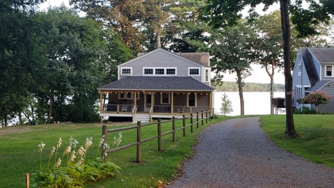 welcome to the cottage. Our driveway is to the LEFT of the fence