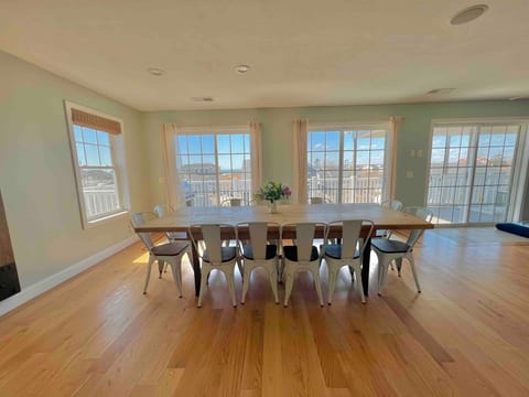 Dining Table and outside view
