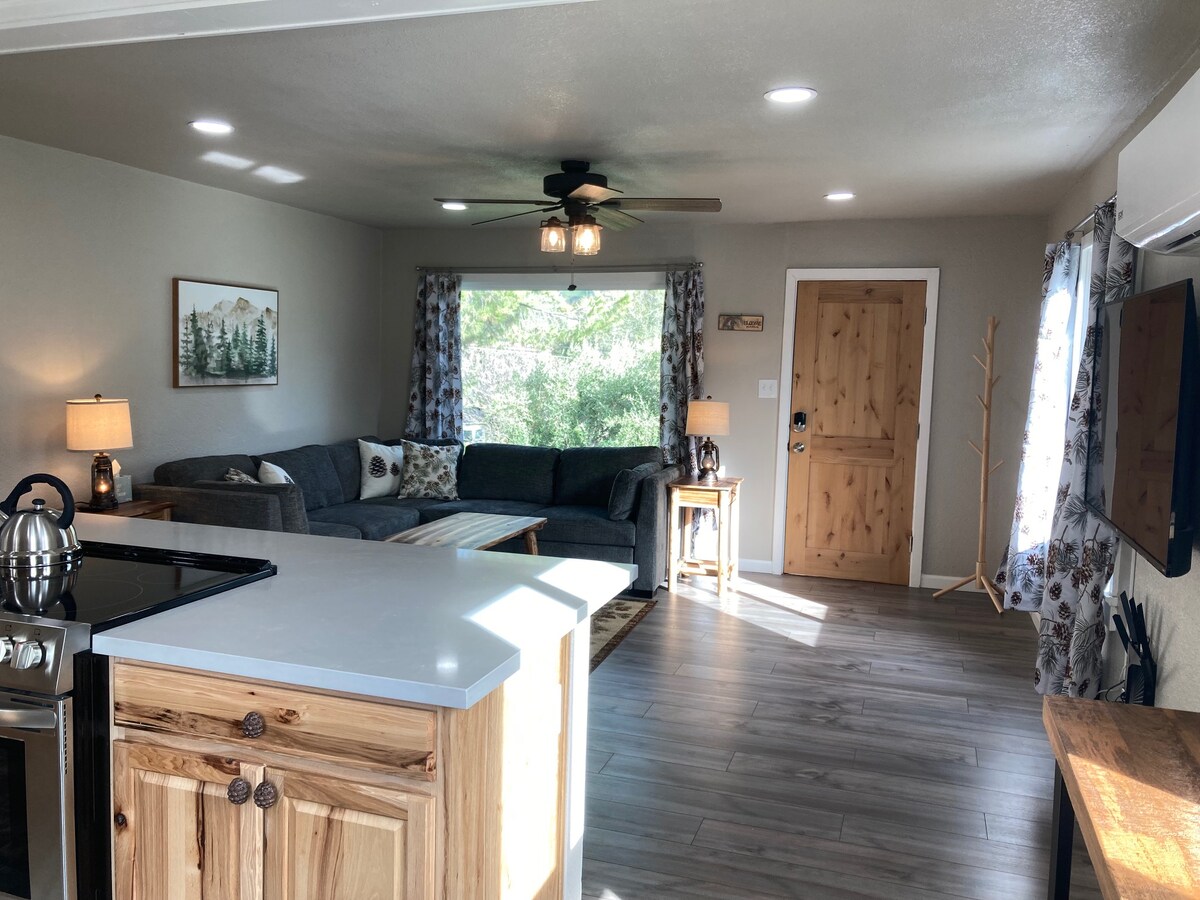 Living room #1 near front door and kitchen