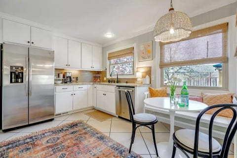 Spacious kitchen with everything needed to prepare delicious meals.