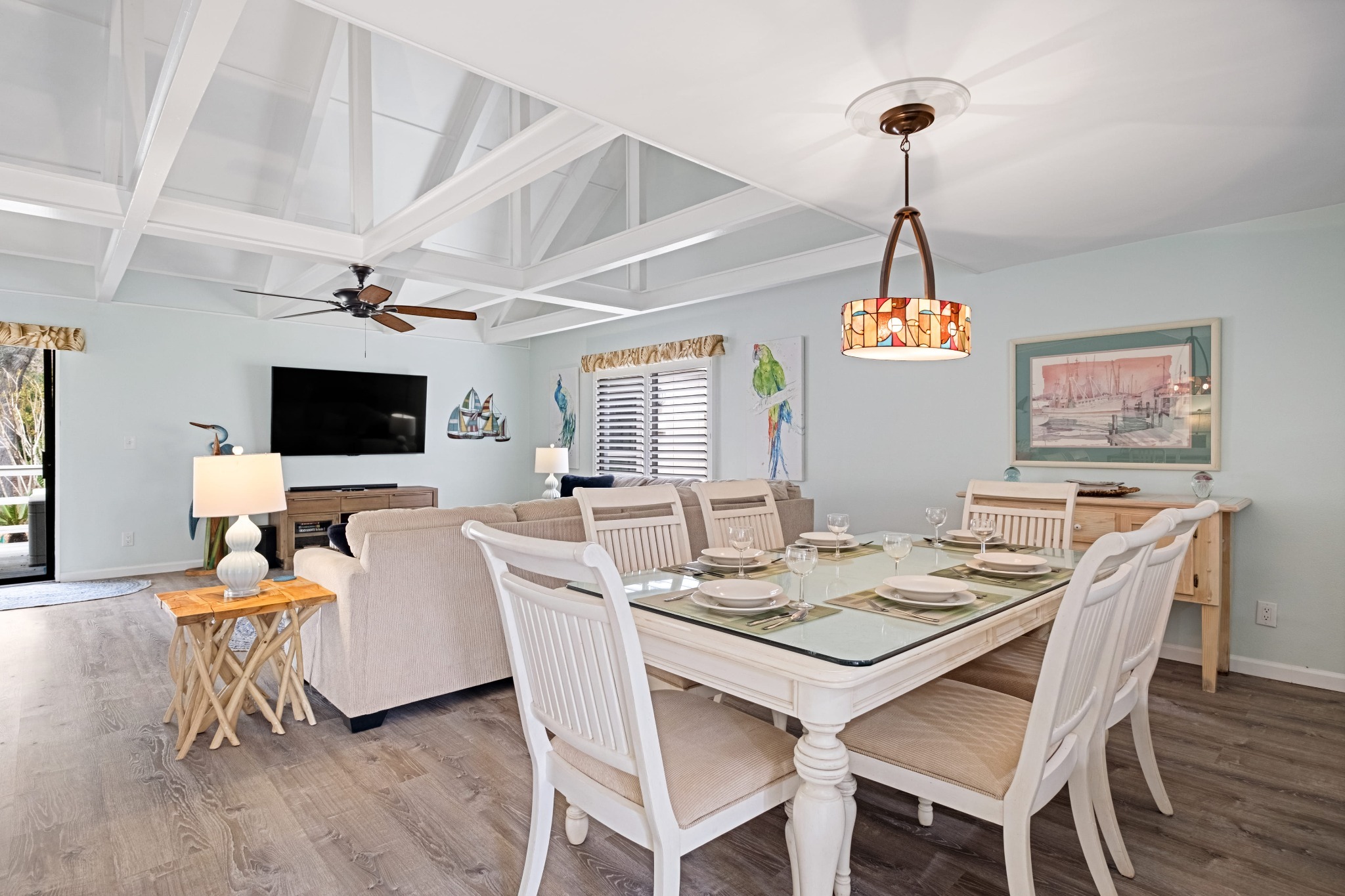 Dining area seats 6 - A Day in Paradise in Palmetto Dunes - Hilton Head Island