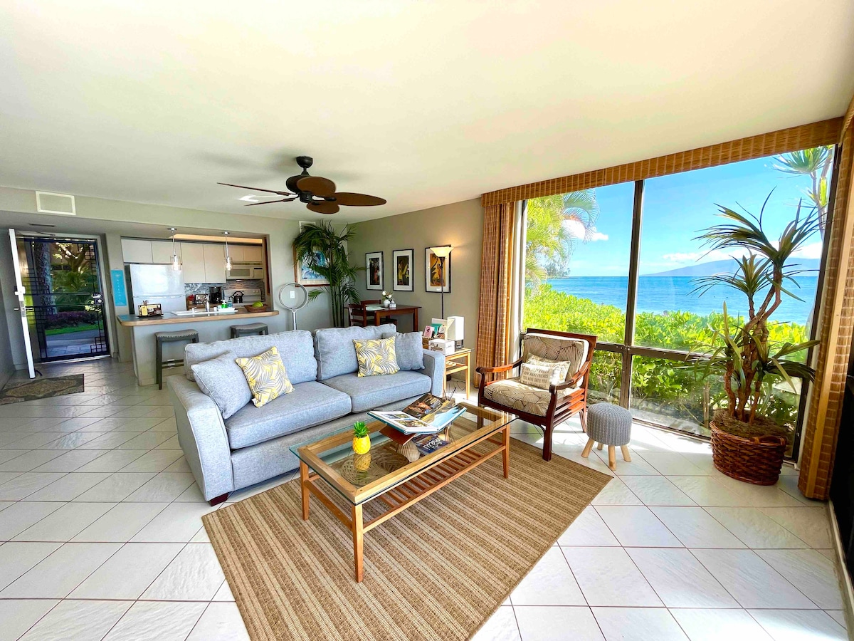 Ocean Views- Beachfront- Steps to a Sandy Beach!