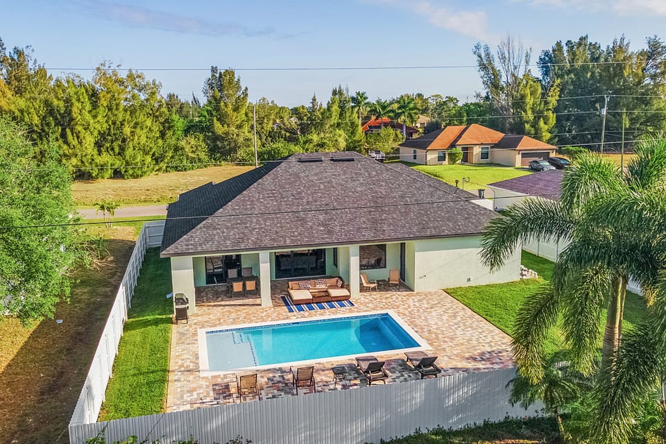 Peaceful backyard