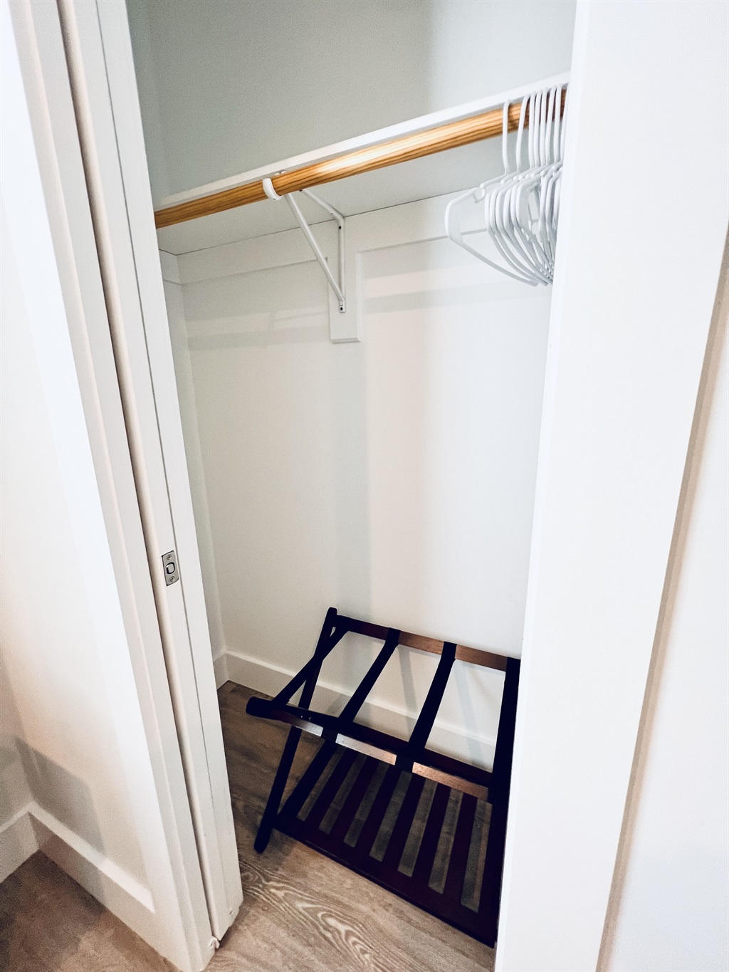 Closet and Suitcase Stand in Master Bedroom 2