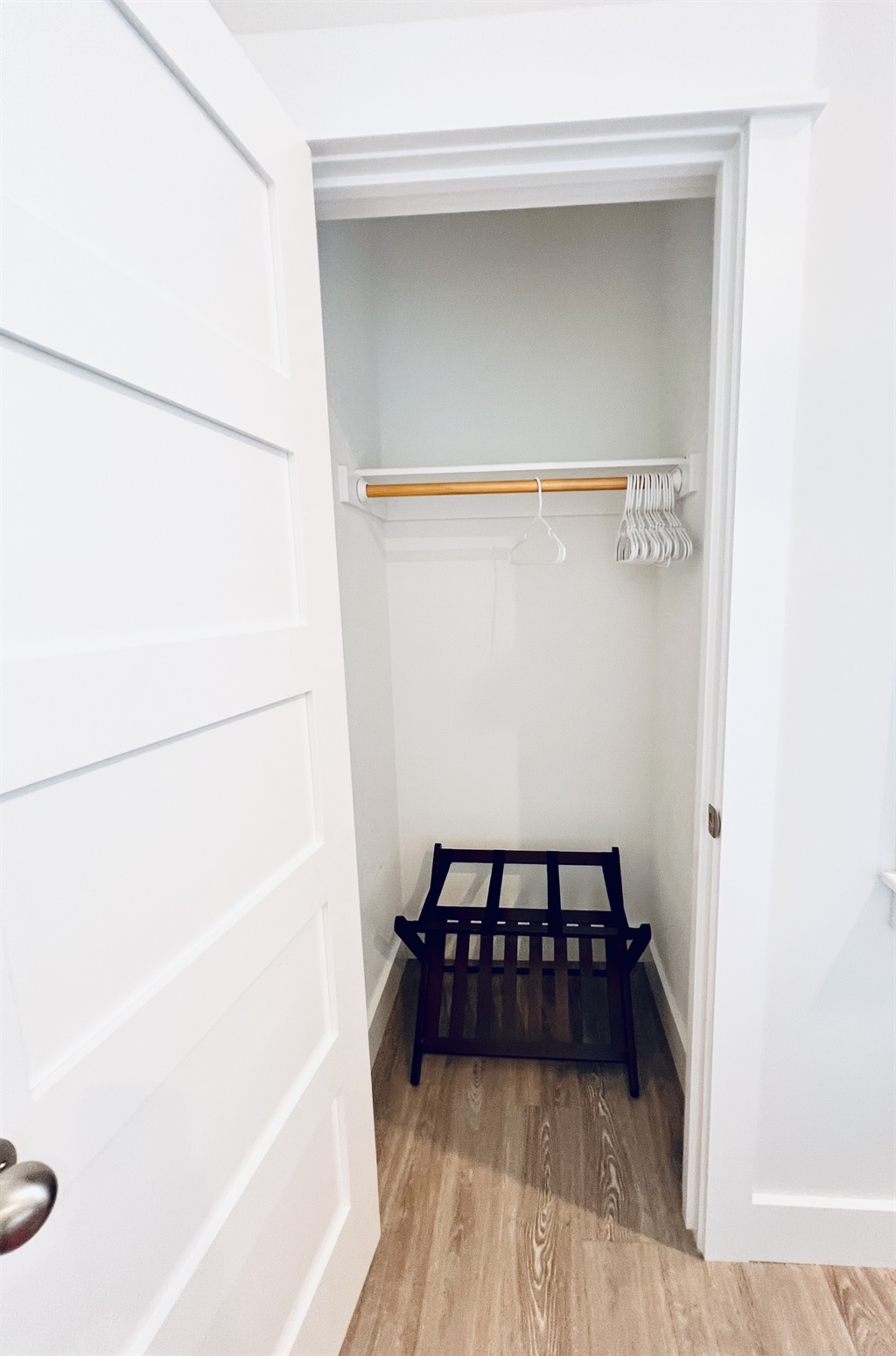 Master Bedroom 1 Closet and suitcase stand