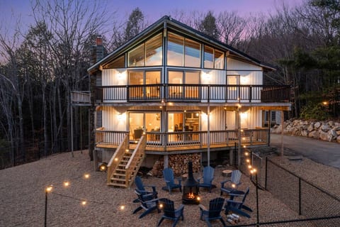 Back Yard with plenty of outdoor space on the decks and yard.