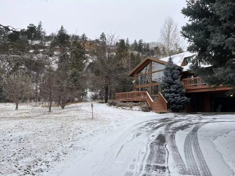 Snowy Winter View