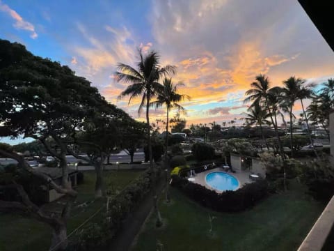View of pool from lanai