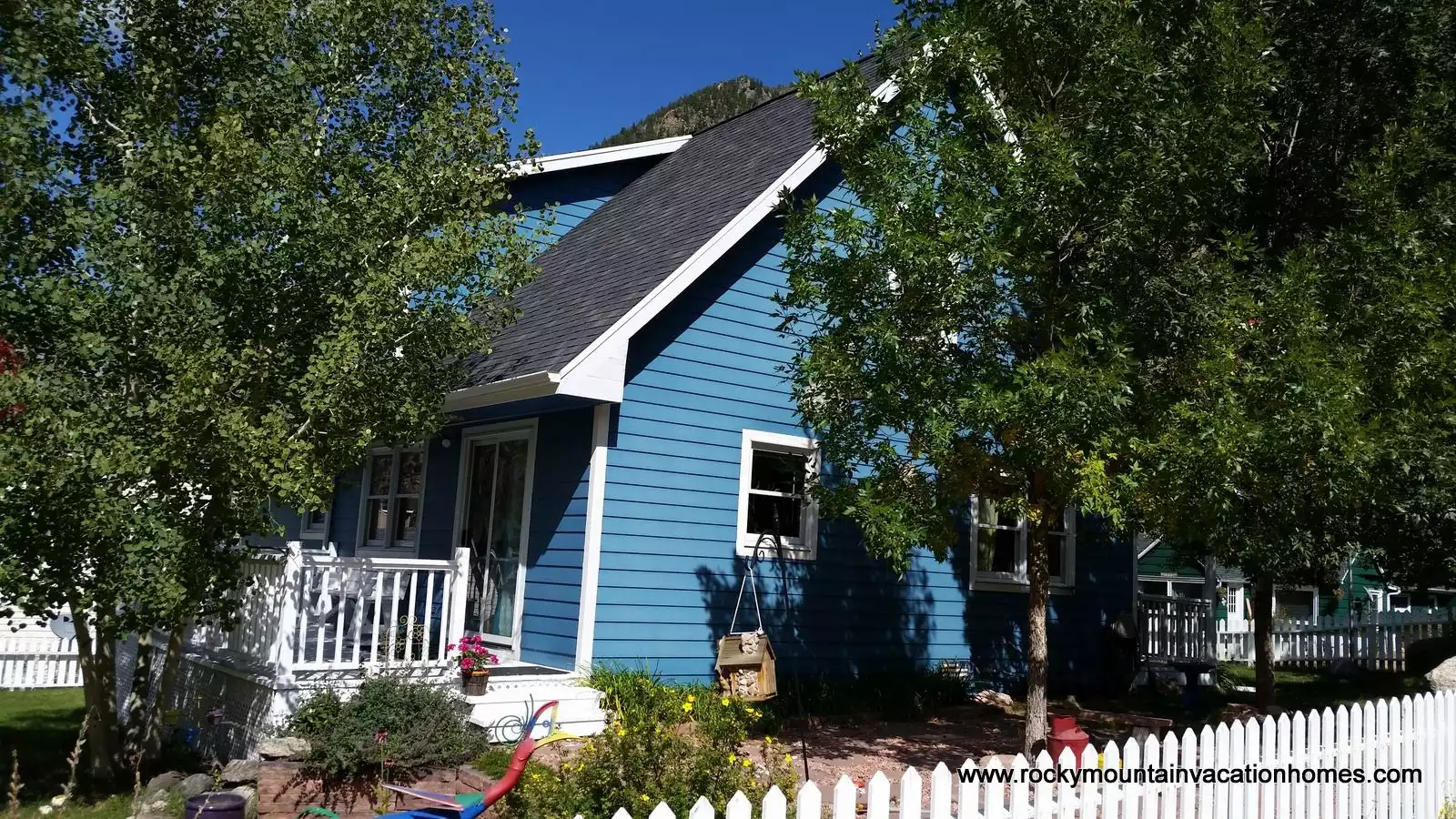View of the back porch