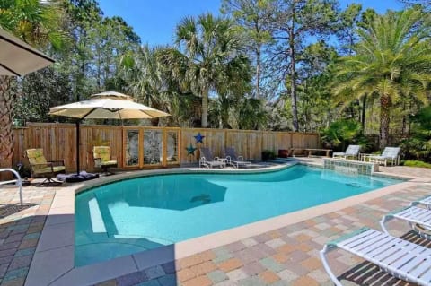 5 Bd sleeps 14 Heated Pool, Hot Tub & Golf Cart