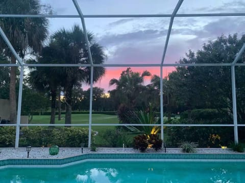 Golf Course and Private Pool Views