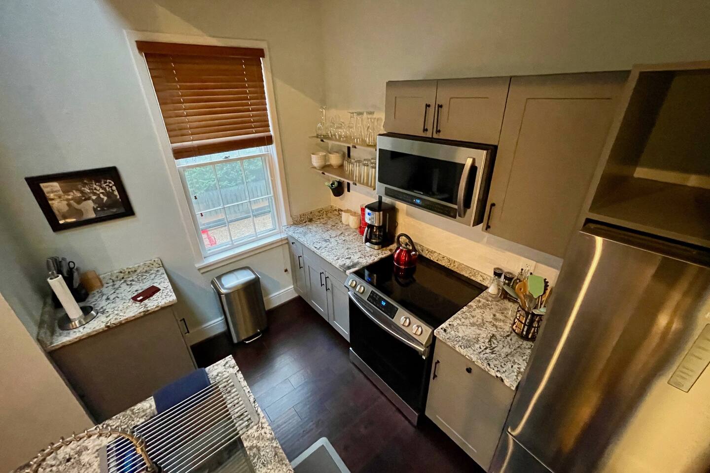 Loft area opens to kitchen below - Old Town Alexandria:  Barrister One - Alexandria