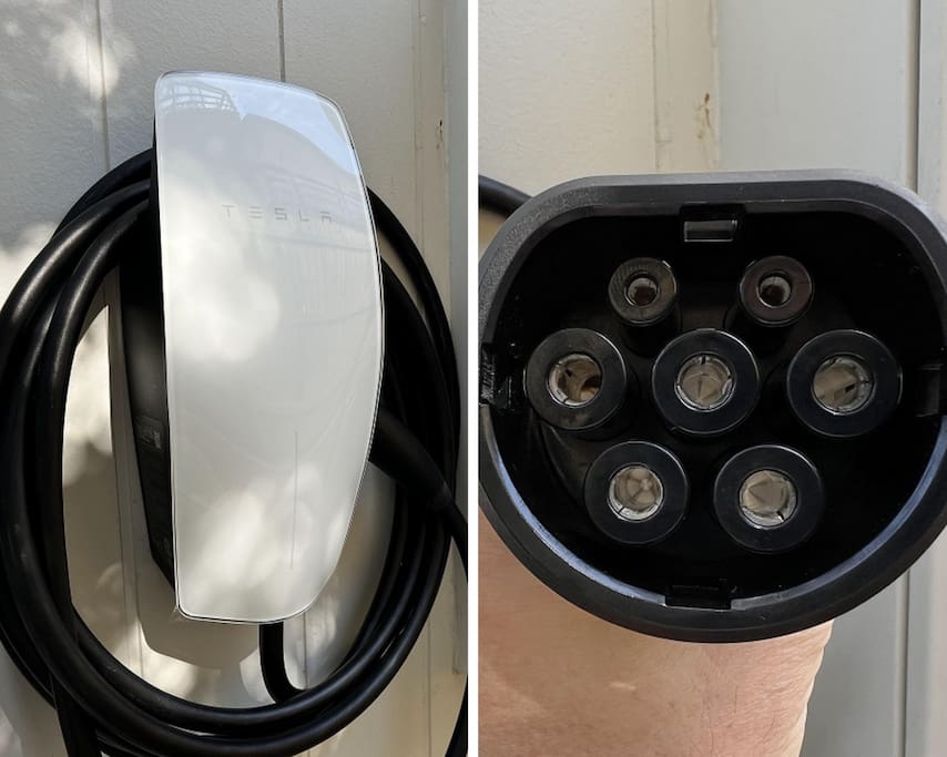 Tesla Gen 3 7kw EV charger with Type 2 connector