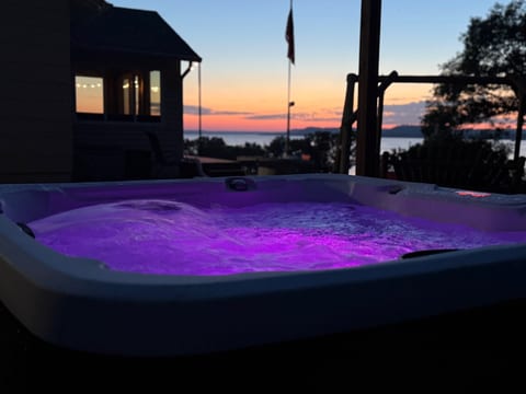 Perched Above Pepin- hot tub, panoramic lake view!